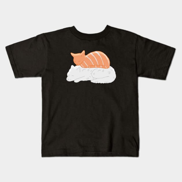 Pet Sushi Kids T-Shirt by CCDesign